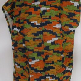 ８６７９　着物で作ったベスト　