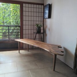 縁起木☆ブックマッチテーブル　　〜エンジュ(延寿・槐)・ソファーテーブル・ローテーブル・ベンチなどにも