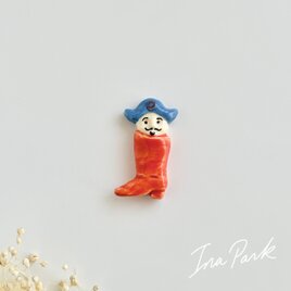 エリック・エ・ジル　復刻デザイン　長靴に入ったナポレオンのフェーヴ　フェーブ　フランス製