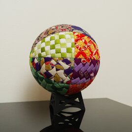 木目込み毬　with 　スタンド #81