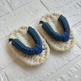 【1歳のお祝い】【はじめての一歩に】誕生日 餅踏み ファミリア調 ふっくら布わらじ｜記念日・初節句・一升餅 布ぞうり