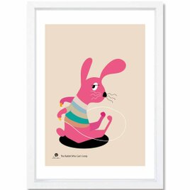 ふぅ〜　ウサギ　送料無料 　アート/sei検索新着順　あらゆるお部屋のポスター　イラスト　ポスター　アートポスター　3369
