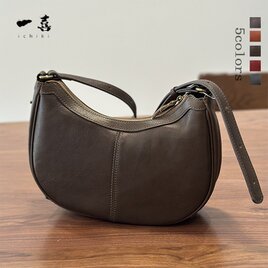 軽量コンパクトショルダーバッグ｜シンプルデザイン・通勤に◎｜アボカドグリーン S34