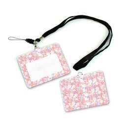 IDケース/IDカードホルダー/パスケース【桜・花明かり】（名入れ可）