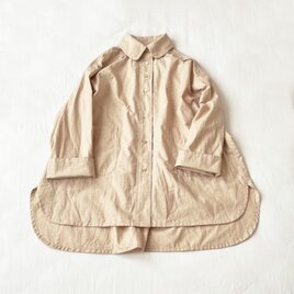 コットンツイルワッシャー・オーバーシャツ