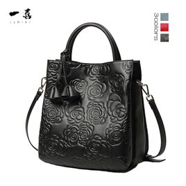 トートバッグ 本革レザー ハンドメイド 3way ショルダー 大容量 おしゃれ 丈夫 通勤 ブラック  MD29-1