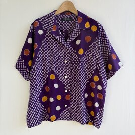 着物アロハシャツ　MLサイズ
