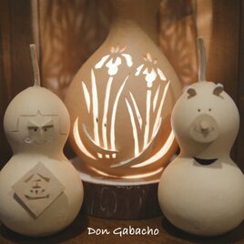 ひょうたんランプ★菖蒲