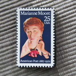 アメリカ1990年　切手ブローチ 10901