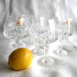 KAMEI GLASS　クリスタル ワイングラス　5個セット