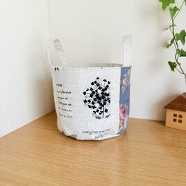 バケツ型小物入れ（フラワー）
