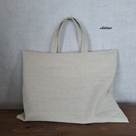 【入園・入学】リネン：レッスンバッグ【0807】