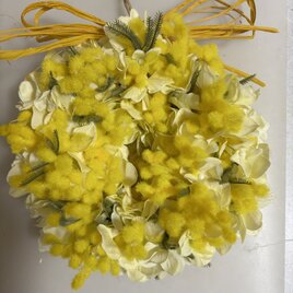 ミモザのリース