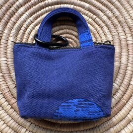 チャームバッグ 太陽と月_月光浴_月柄3