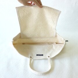 マルシェバッグ【2026春夏限定カラー・白紅】(VC-34）