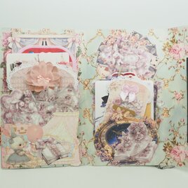 小さな物語が宿る”アリス”♡おすそ分けファイル♡ジャンクジャーナル♡コラージュ♡BOOKタイプ