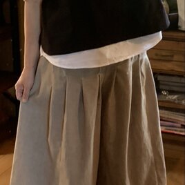 久留米絣からパンツスカート