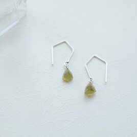 ベソナイト 天然石 フック ピアス シルバー925