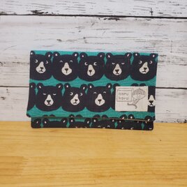 ぴったりが嬉しい！スリム通帳ケース  くま柄