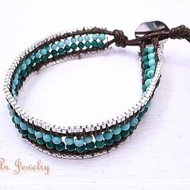 エキゾチックでオリエンタルなラップブレスレット