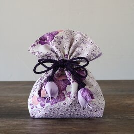 着物　巾着　めでた尽くし　幸せを呼ぶFUGURO