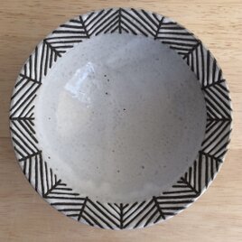 リムボウル（ヘリンボーン・黒土白）