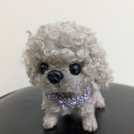 ぬいぐるみ☆トイプードル☆子犬☆グレージュ