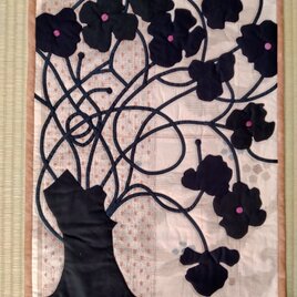 パッチワークキルト　タピストリー　アップリケ