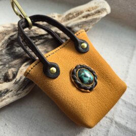 鹿革のミニチュアトート クリソコラ