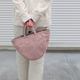 ラウンドトート　スモール（ピンク）