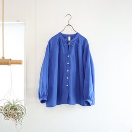 skipper ribbon P blouse (blue)