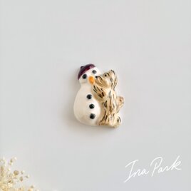 エリック・エ・ジル2025　冬のノワゼットのフェーブ　犬のフェーヴ　フランス製　陶器　季節