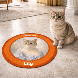 クリスマスギフト うちの子ラグ｜ロイヤルペット肖像オーダーメイド