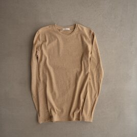 organic gauze tops/brown heather