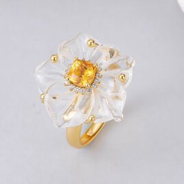 バイカイチゲ - まるで春の訪れを指先に纏うかのようなデザイン R467