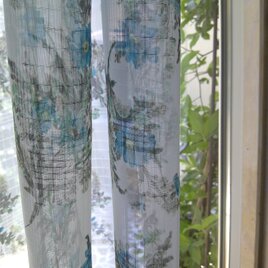 Botanical×chiffon  Scarf