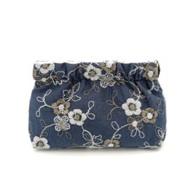 SALE】猫パネル 16cmフラットポーチ ラッピング対応可 ポケット付き