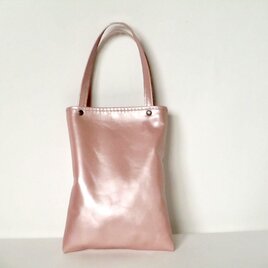 ♥︎3000円均一♥︎ ゴート（山羊革）のシャンパンピンクトート（ミニ）
