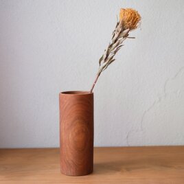 シダレザクラ古木のスリムポット｜身延町産｜カトラリースタンド・花器〈ガラスコーティング〉【v1555】