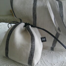 StripeLinen Bag＆pouch