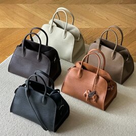 上質な本革で仕立てた 2WAYレザートートバッグ｜上品シルエットの大人バッグ 通勤・お出かけに