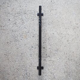 【鉄製ドアハンドル・アイアンバー・手摺】Φ19㎜x長60㎝ ロートアイアンのネジリ | 住宅の玄関や室内扉、建築金具