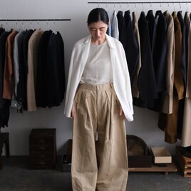 【new】enrica bagasse chino pants｜BEIGE｜PANTS145