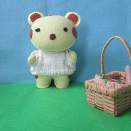 セーターを着たトラちゃん　フェルト マスコット　ぬいぐるみ