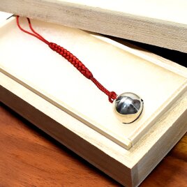 銀の鈴　鈴の根付 直径13mm