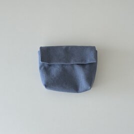 きちんとポーチ S / bluegray