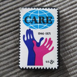 アメリカ1971年　切手ブローチ 10958