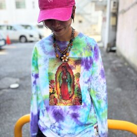 タイダイ ロングスリーブ Tシャツ カラフル Lサイズ グアダルーペ ROLLOVER SW3-48