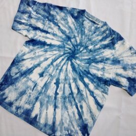 藍染めTシャツ Lサイズ