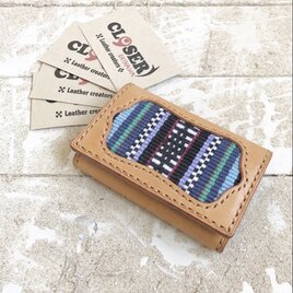 okinawa cardcase　ナチュラル　伊波メンサー　名刺入れ